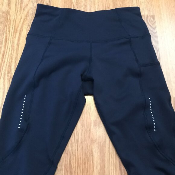 Sweaty Betty Eco Therma Full Length Navy Blue Leggings SB6783 Size Small 4-6 - Picture 7 of 15